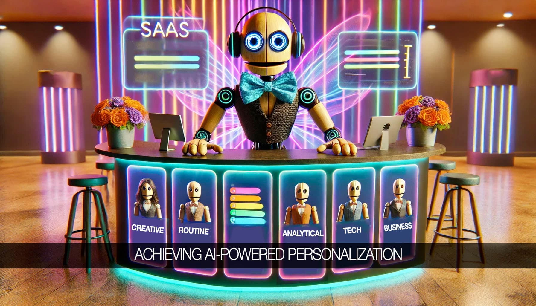 AI SaaS experience with ideal personalization