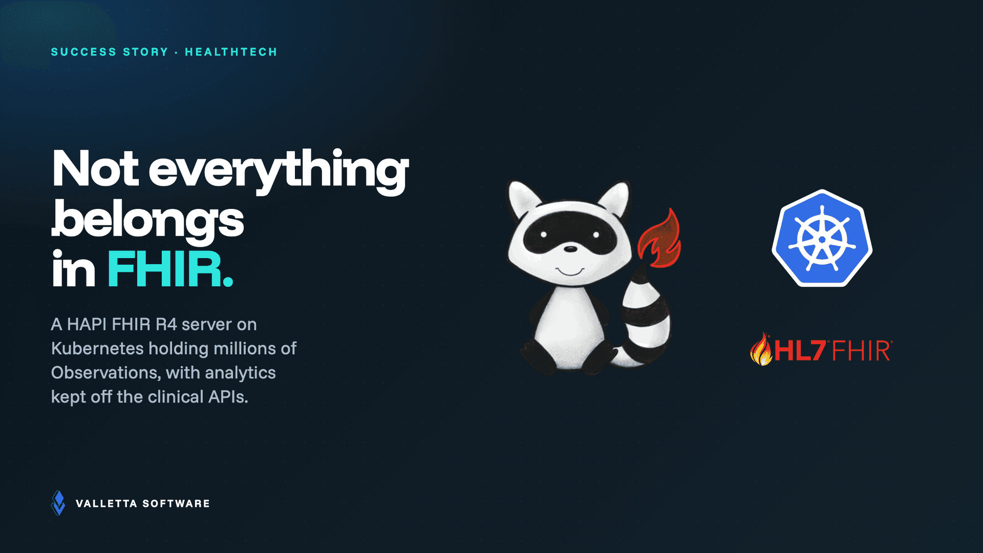 Not Everything Belongs in FHIR: A HAPI FHIR Server on Kubernetes for Millions of Observations