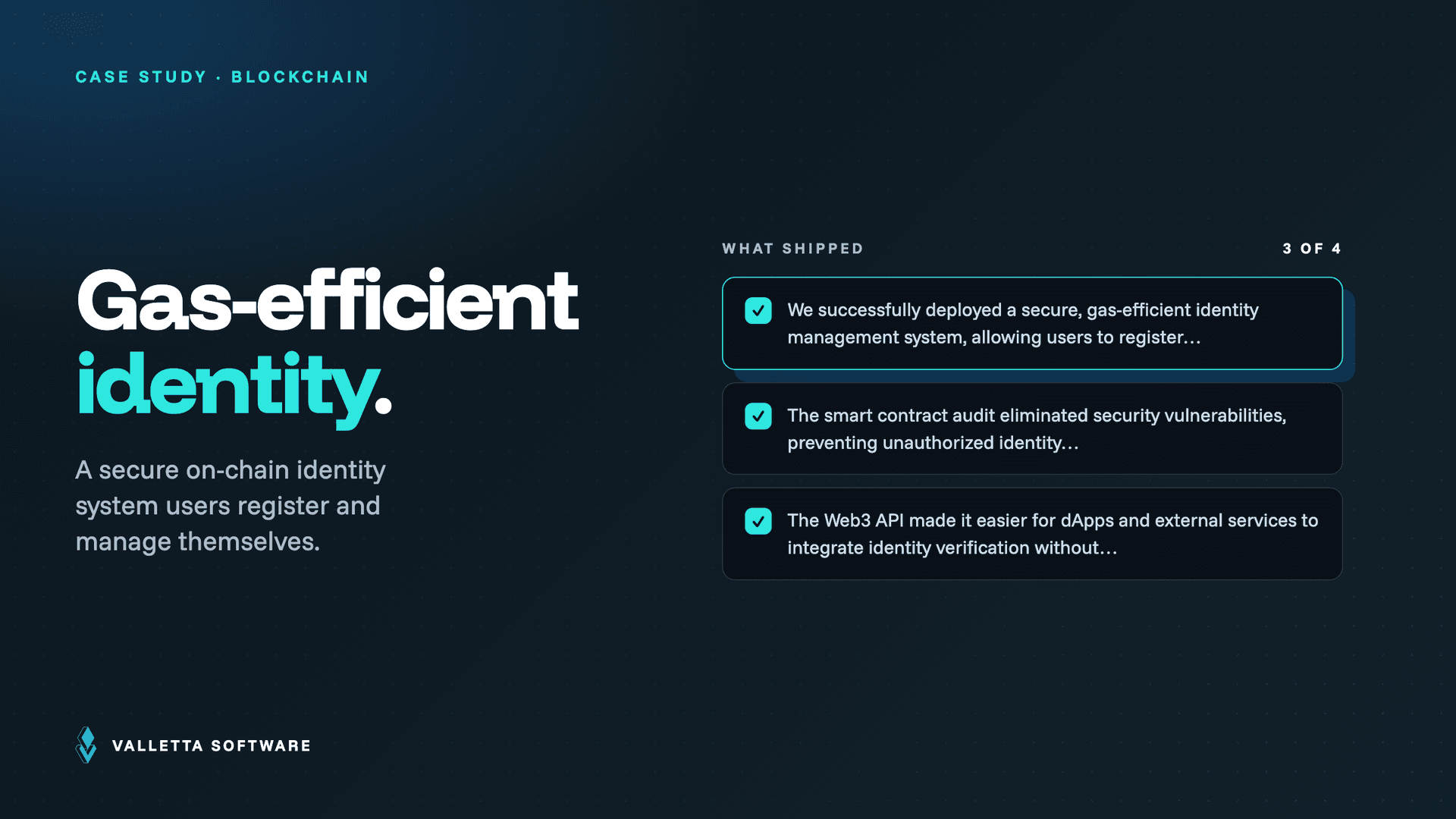 Smart Contract Infrastructure for Blockchain-Based Identity Systems