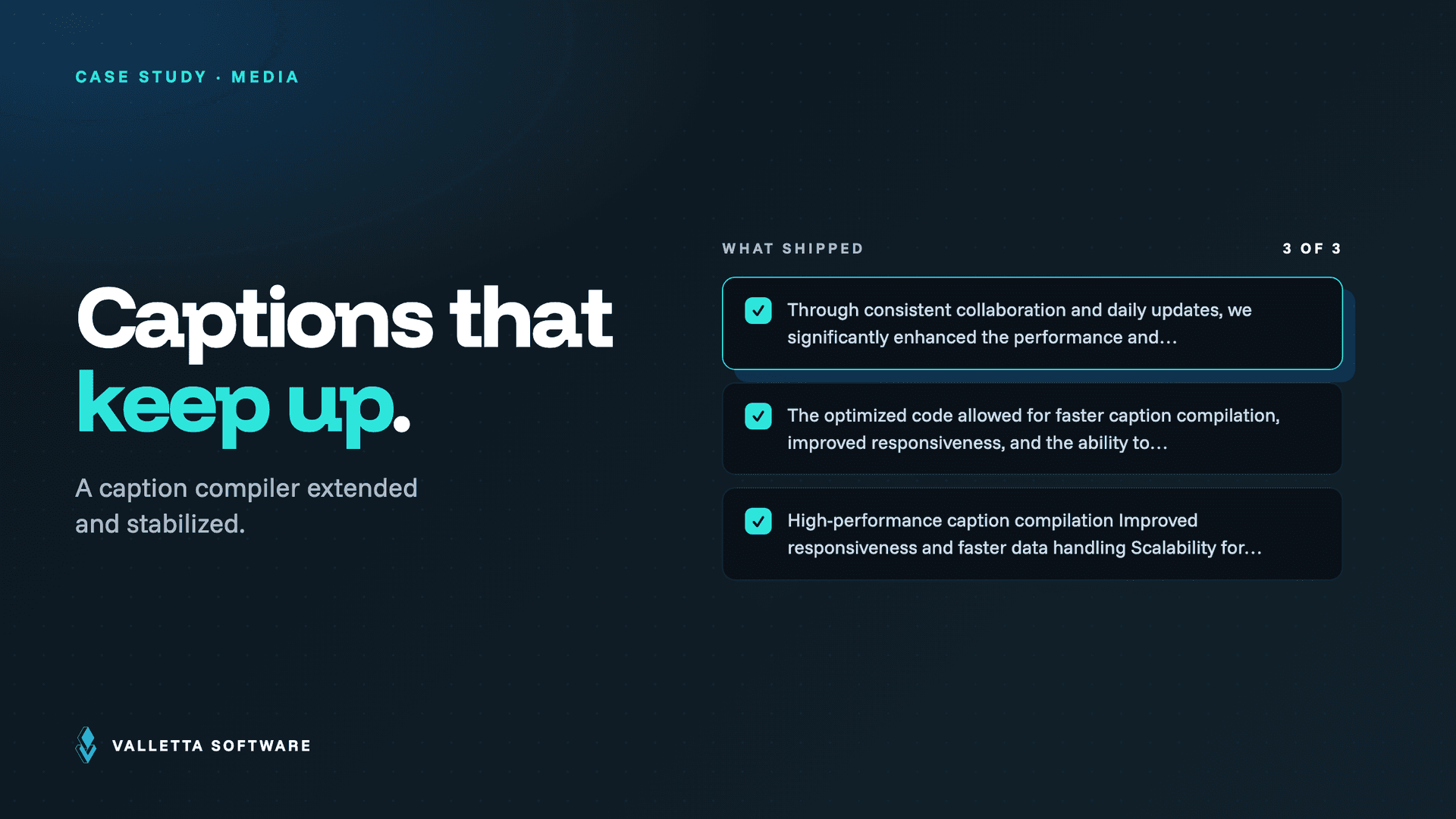 Teleprompter Caption Compiler – Expanding Functionality