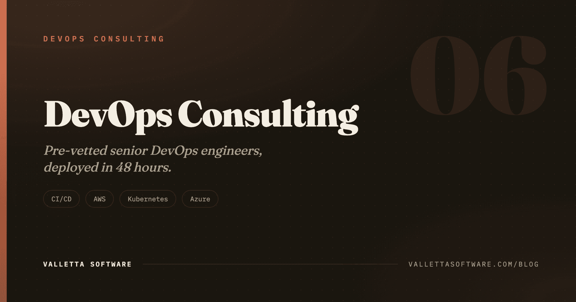DevOps Consulting Services: Senior Teams in 48 Hours