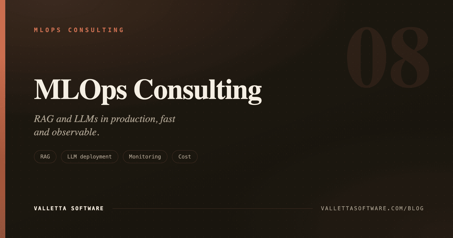 MLOps Consulting Services: LLMs in Production, Fast