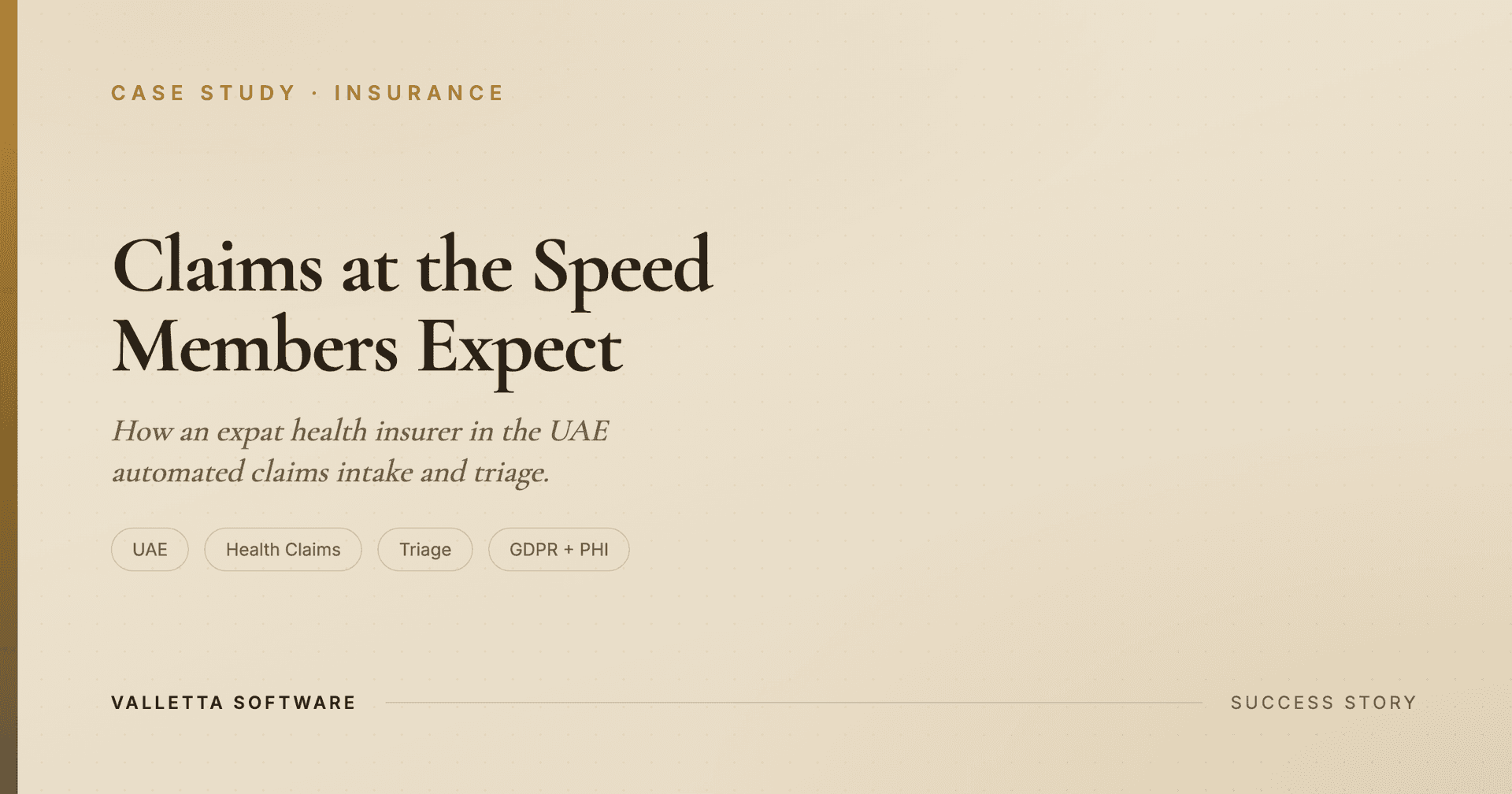 How an Expat Health Insurer in the UAE Cut Claim Cycle Time From 11 Days to 4