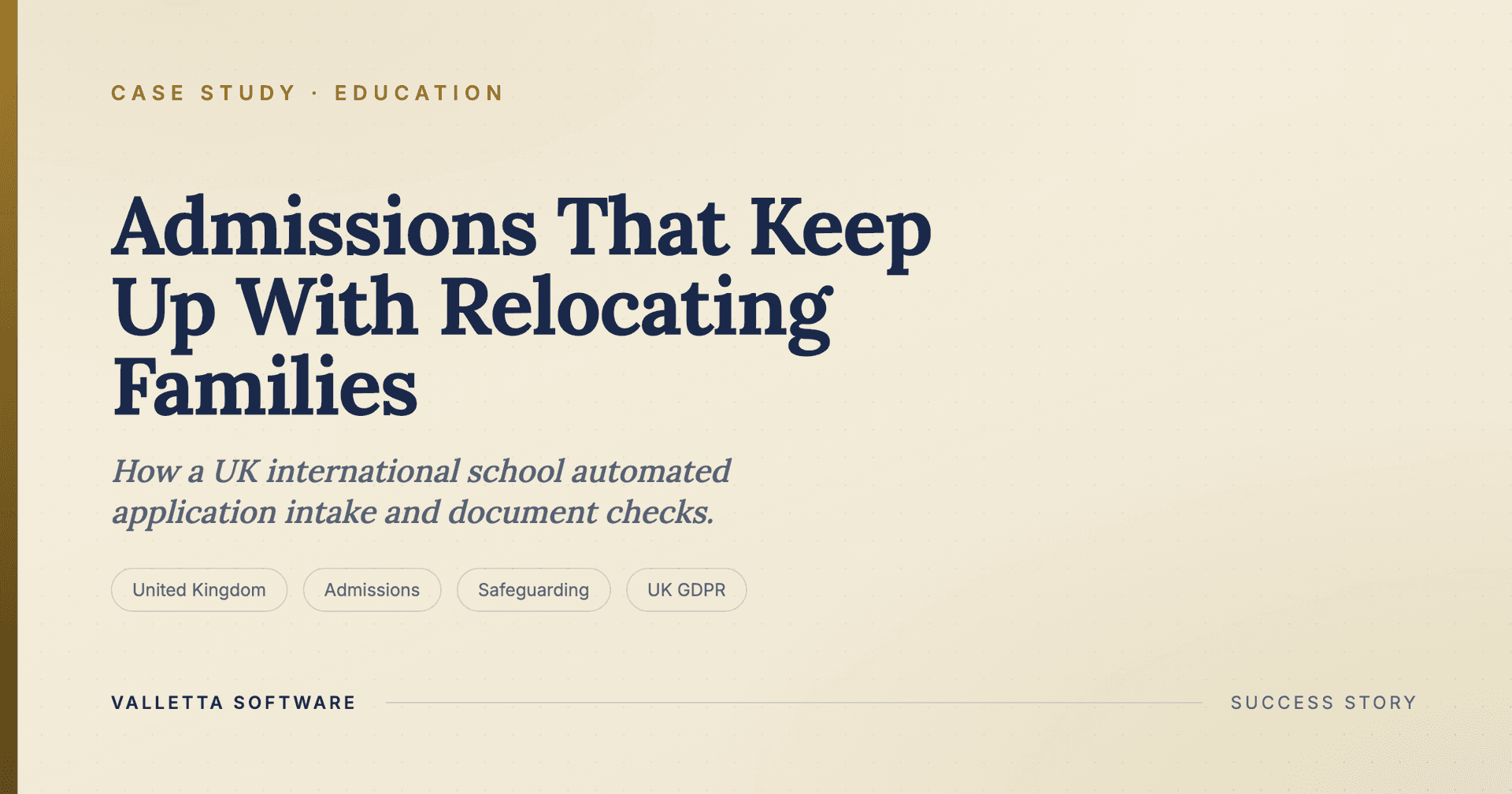 How an International School in the UK Cut Its Admissions Cycle From 6 Weeks to 2.5