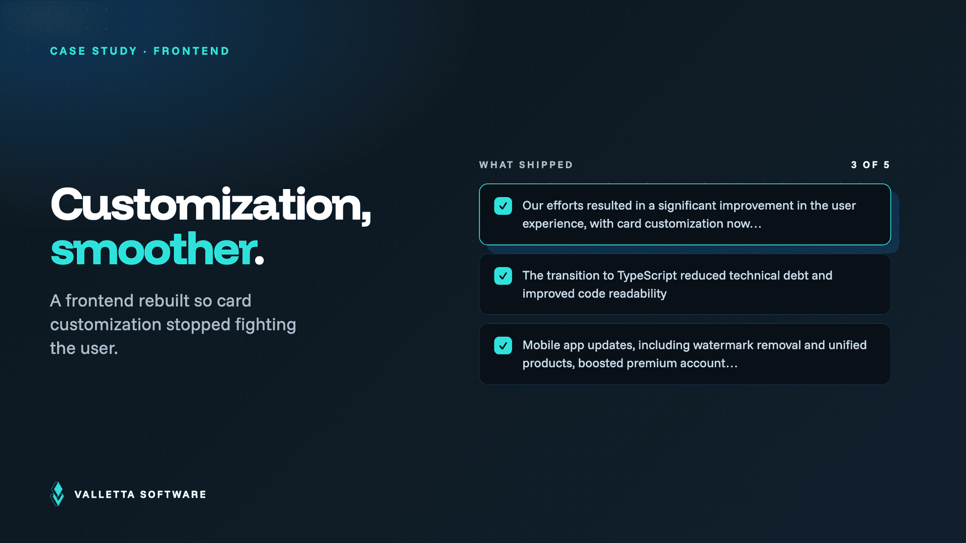 Greetings Island – Modernizing Frontend for Customization