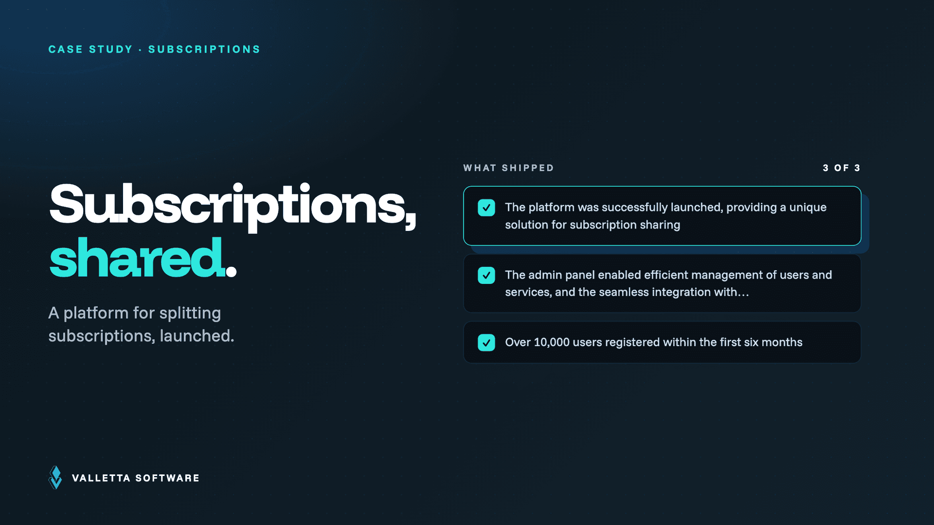 ShareIt: Subscription Sharing Platform