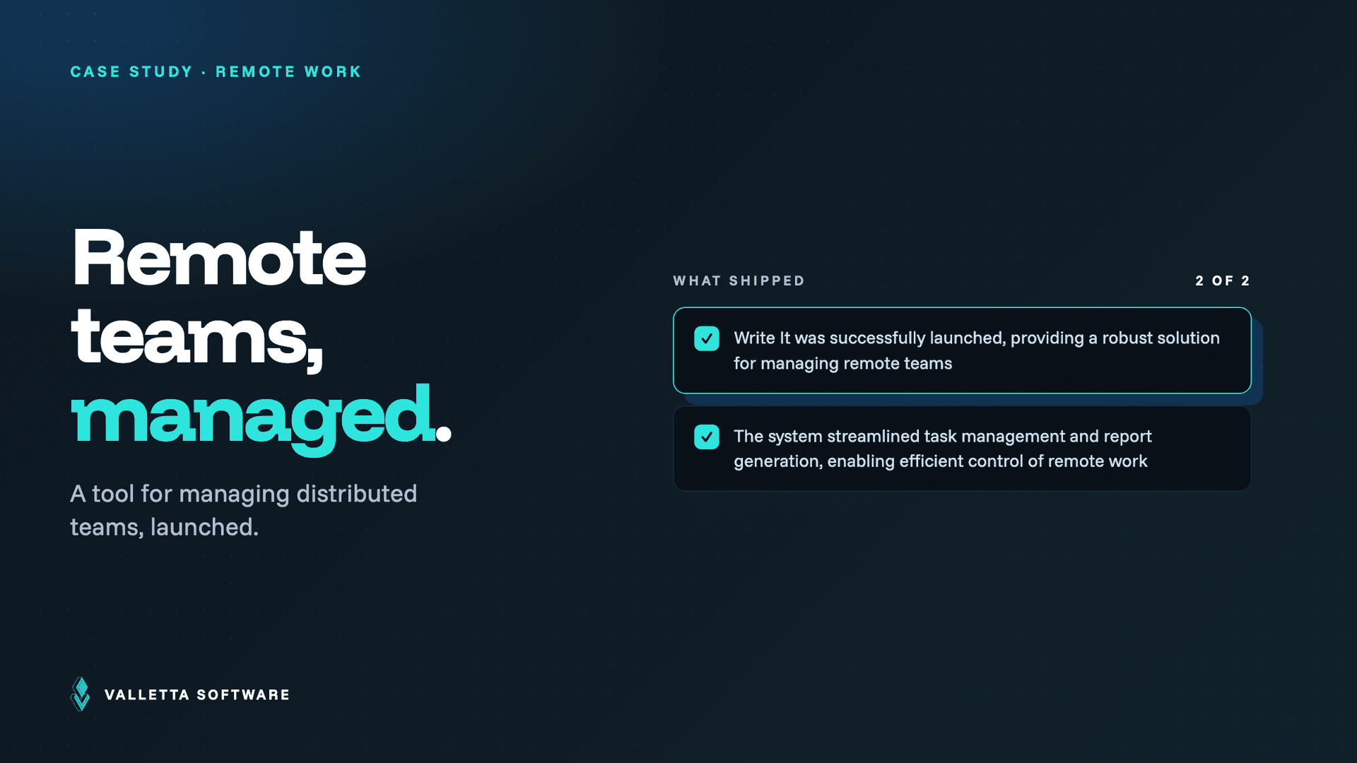 Write It app – manage remote teams with ease