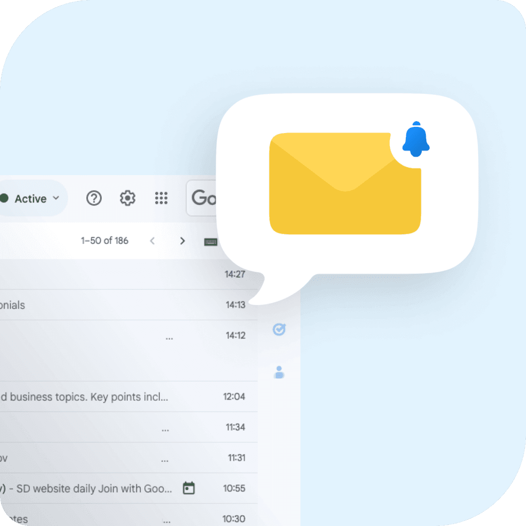 Automated email notifications for account creation, subscription management, and educational updates