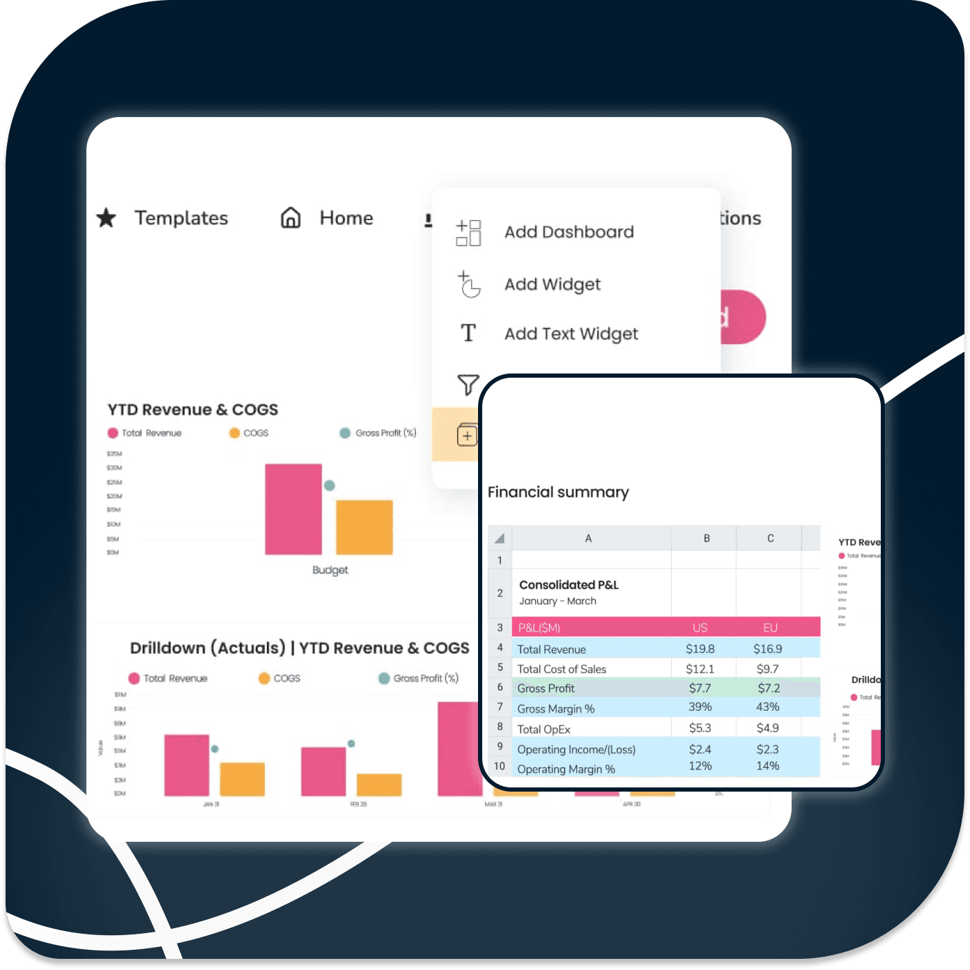 Interactive UI with real-time rendering via Grid.js