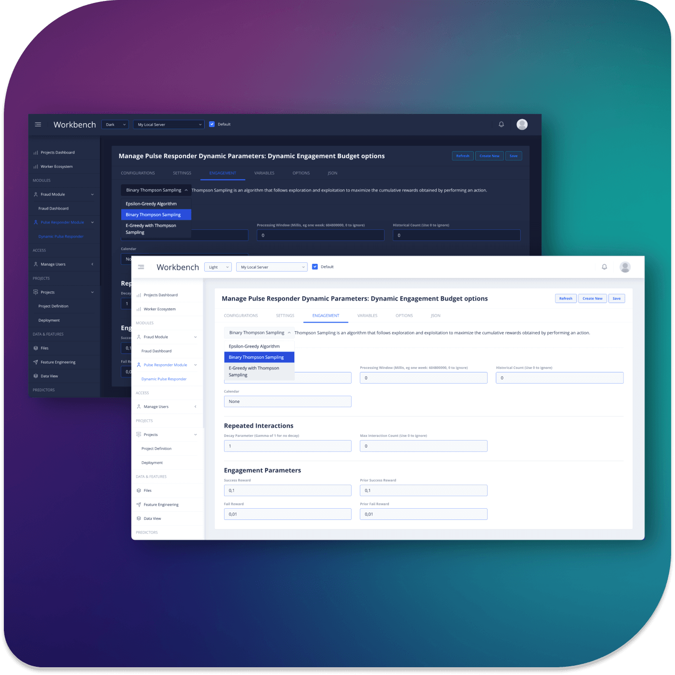 Simulation module for AI workflow validation